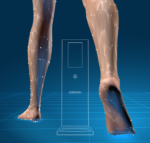 Ayak ölçüm cihazı ile statik ve dinamik basınç analizi ölçümü.